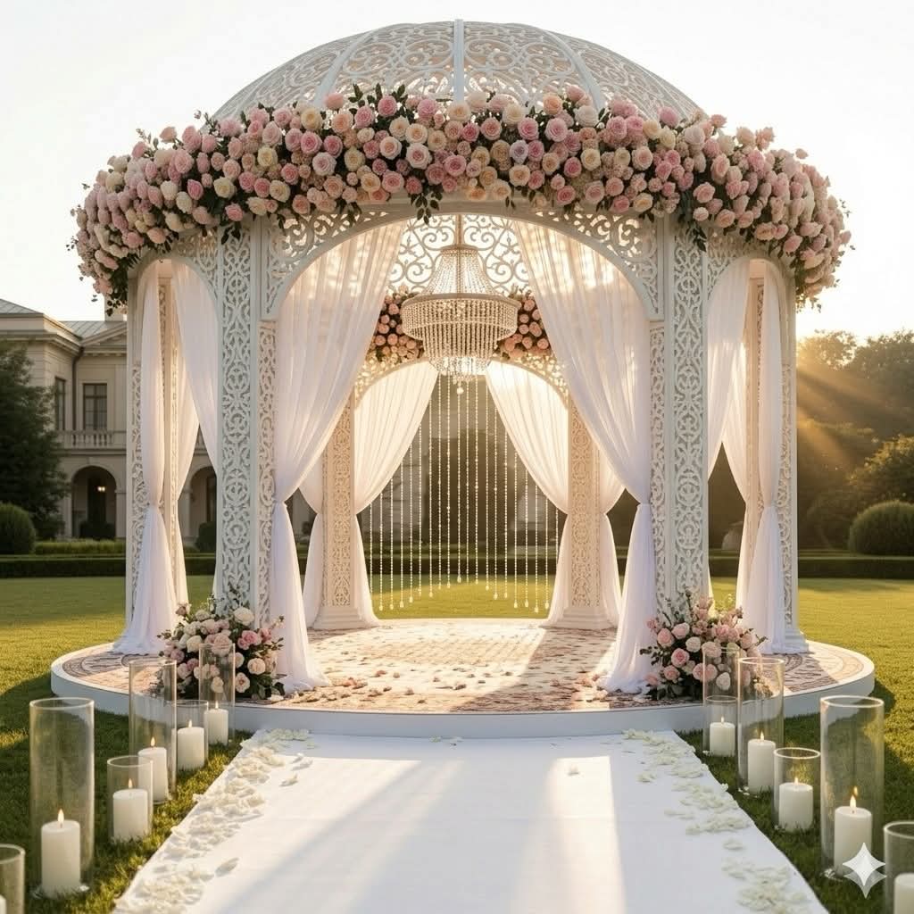 Dream Event - Luxury wedding ceremony setup with elegant decorations