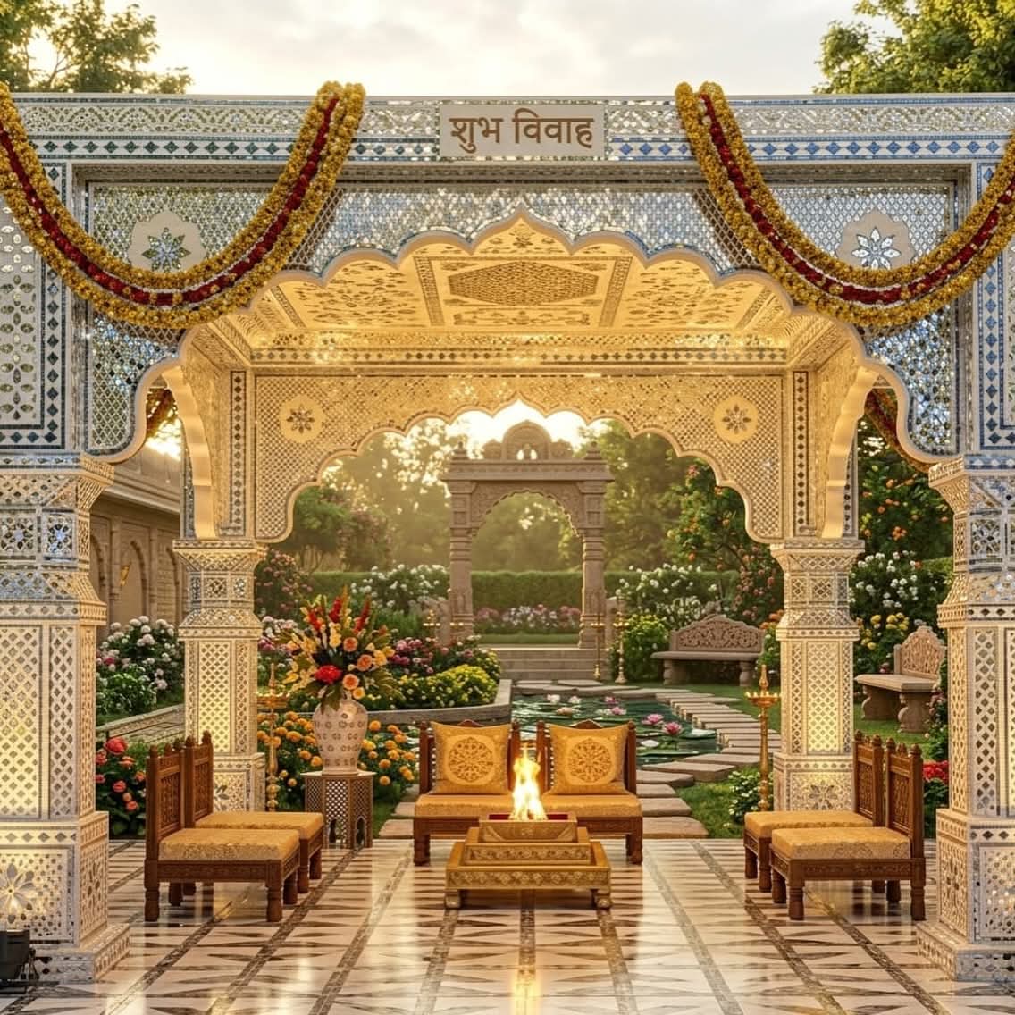Wedding mandap